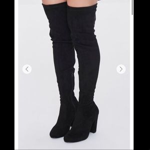 Brand new Faux Suede Over the knee Boots